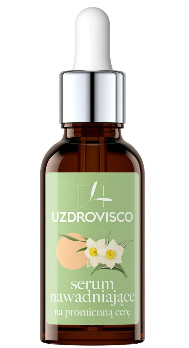 Uzdrovisco Bezolejowe serum Nawadniające na Promienną Cerę Niezapychające