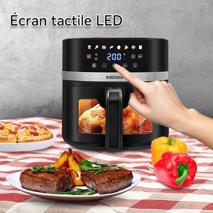 Air Fryer - KOTICIDSIN - KotiCidsin - 8.5 L - 2000 W - LED Touchscreen