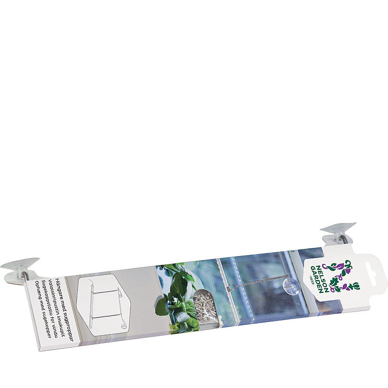 Soporte para ventana de jardín Nelson con ventosas