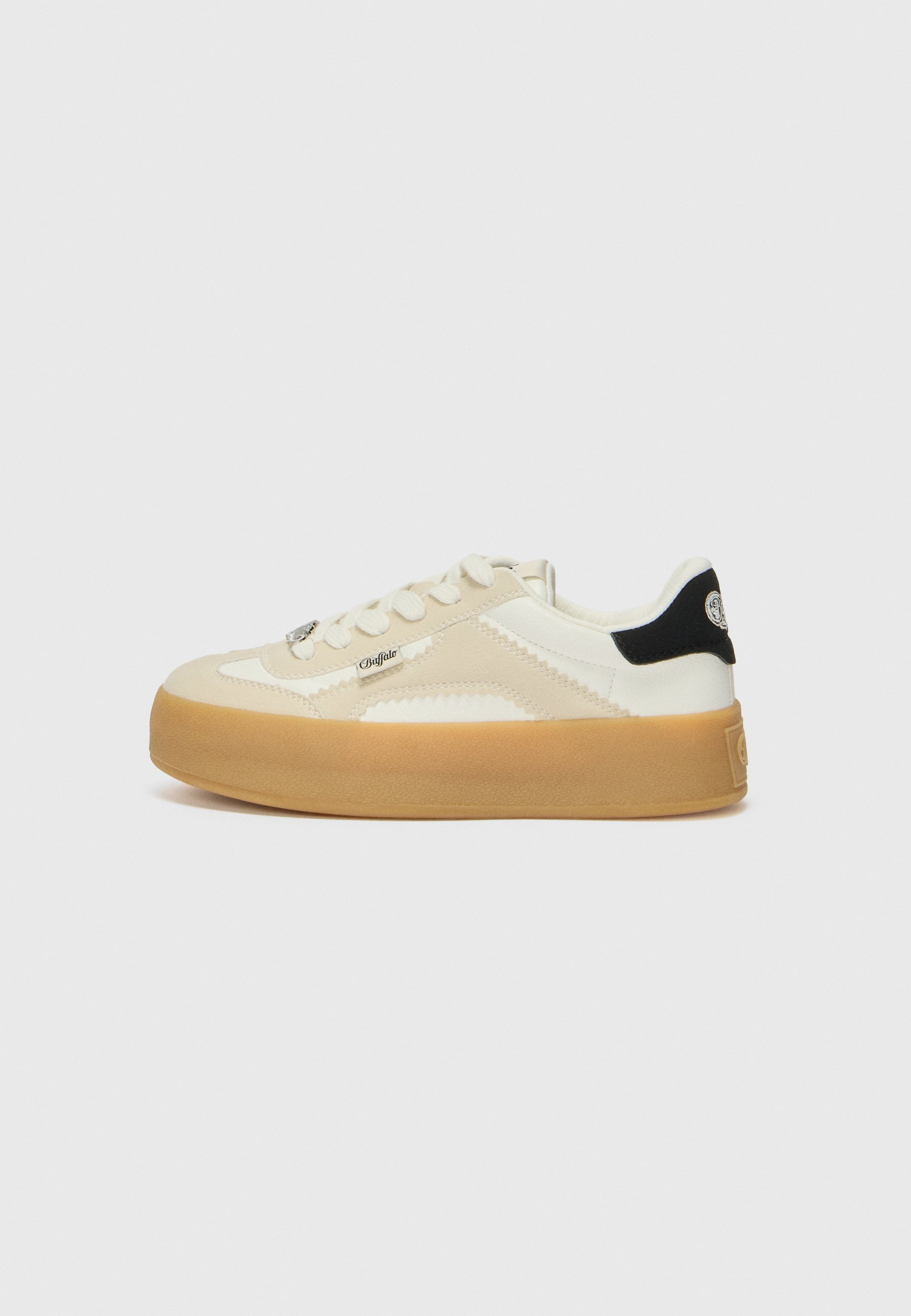 Buffalo CAJO - Scarpe da ginnastica - bianco sporco/nero