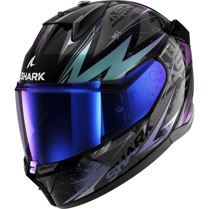 Capacete integral para motociclismo Shark D-skwal 3 Blast-R