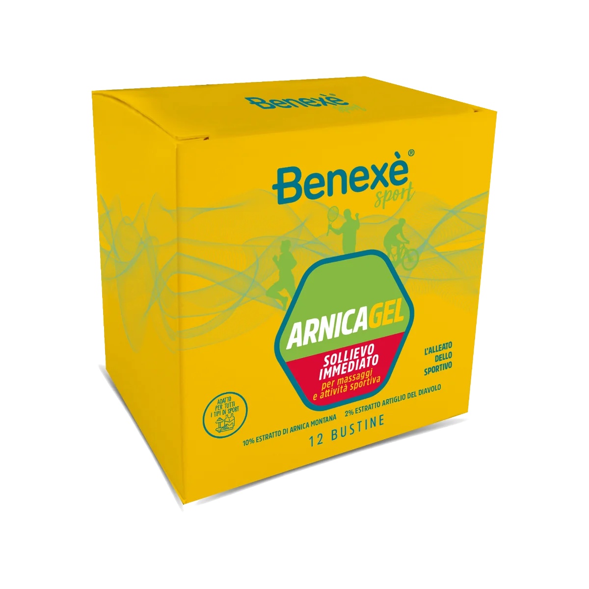 BENEXÈ Benexe' Sport Arnica Gel 12 sachets. Weldadige en verzachtende werking.