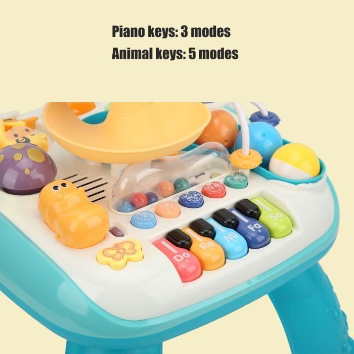 Jouet de table musicale - OMABETA - 5 jeux - Boules roulantes - Activités pour bébé - Mixte