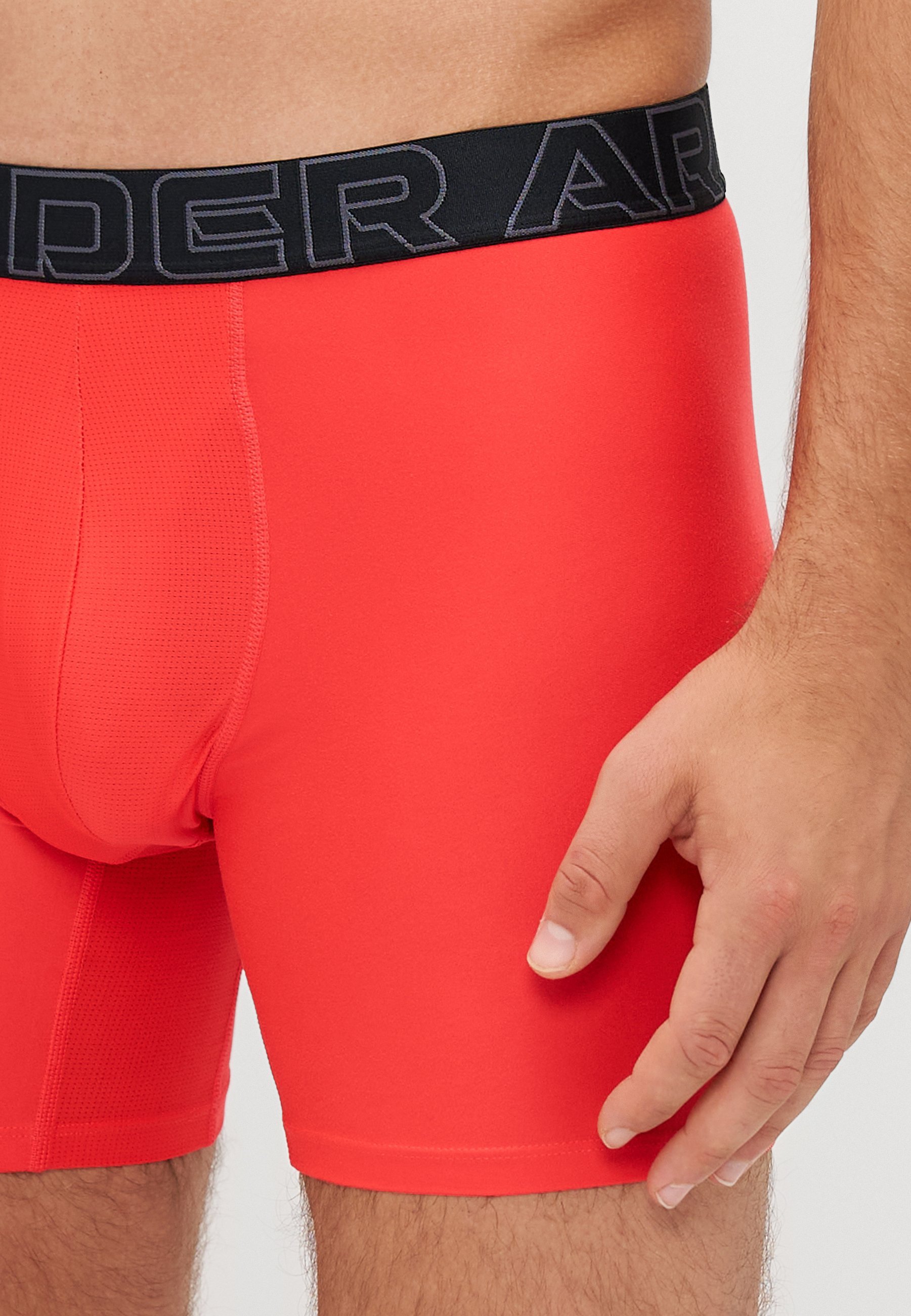 Under Armour PERFORMANCE 3-PACK - Boxershorts - Racer Red/Static Woodland Black/Blue Smoke