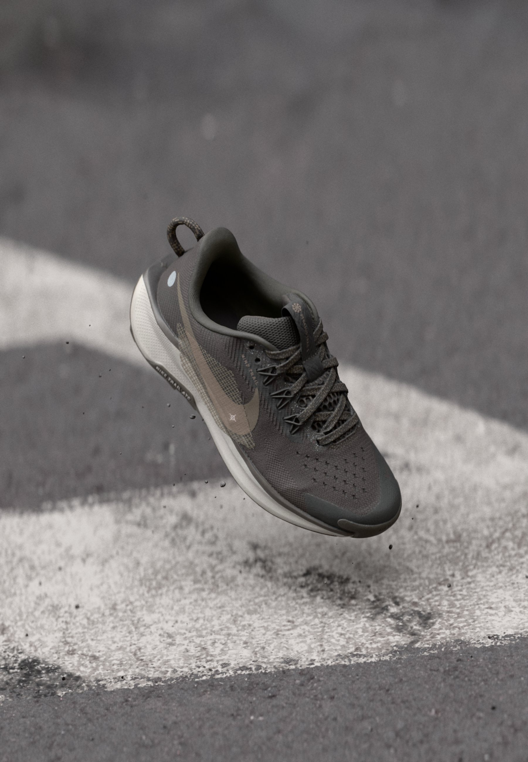 Nike Performance PEGASUS TRAIL 5 UNISEX - Běžecké boty do terénu - hnědá/železná/vysokoškolská šedá