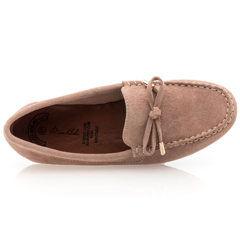 Rosa Damen-Loafer/Bootsschuhe