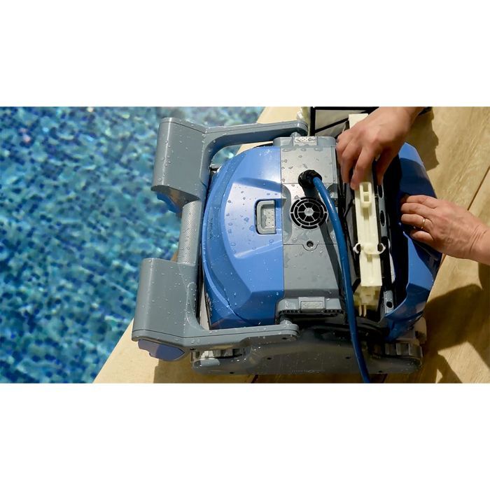 Dolphin Robot electrique de piscine fond, parois et ligne d'eau avec chariot - ms4