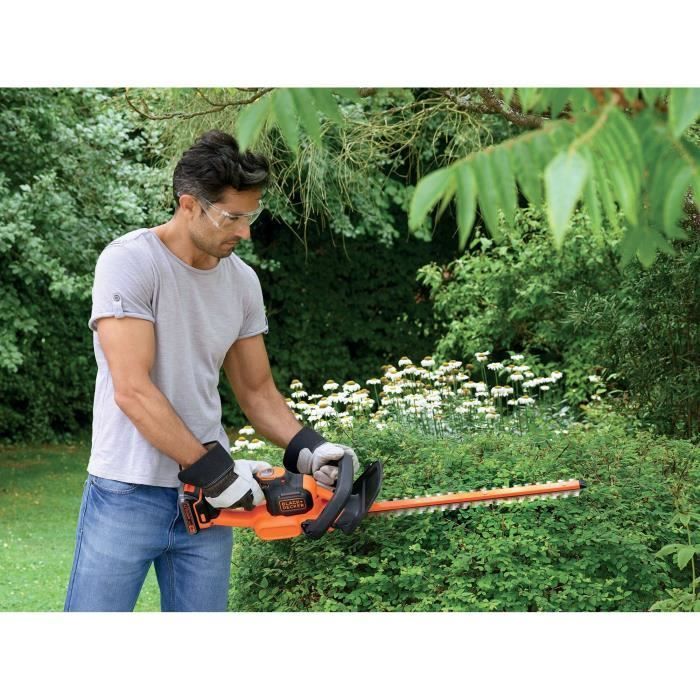Cordless electric hedge trimmer - BLACK&DECKER - GTC18452PCB-XJ - 18V - 45cm blade - Battery not included