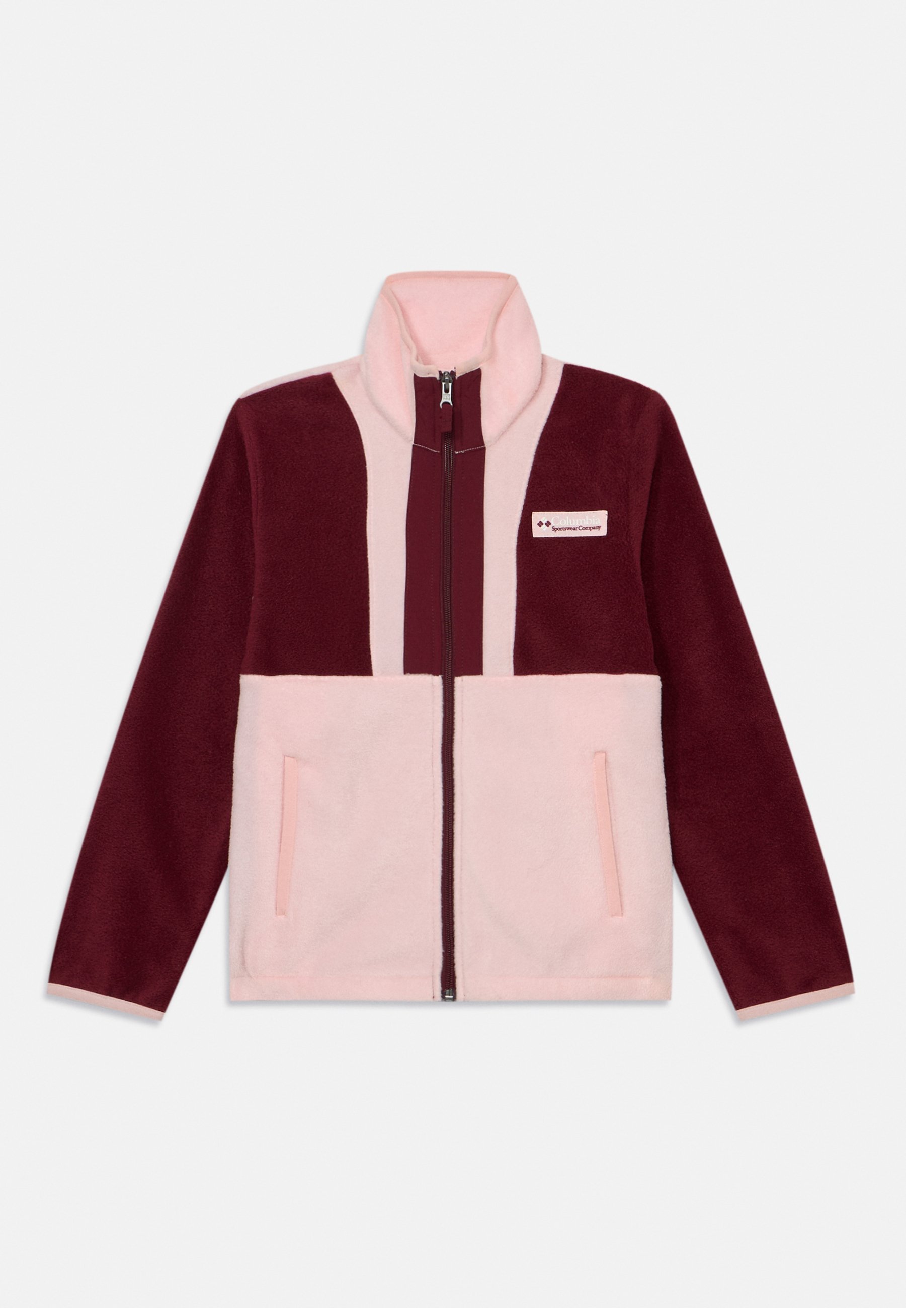 Columbia BACK BOWL FULL ZIP UNISEX - Fleecejack - rijk wijnrood/satijnroze