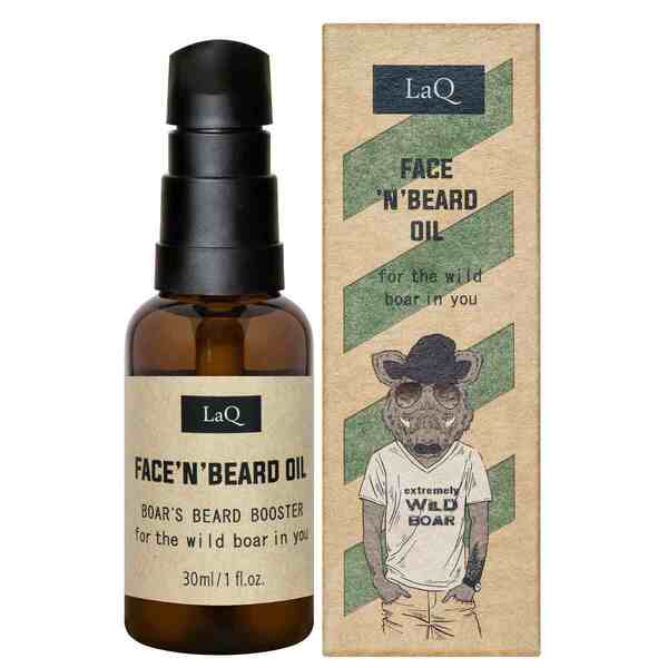 Olio per viso e barba LaQ - Cinghiale della foresta 30 ml | Uomo | Superdrug