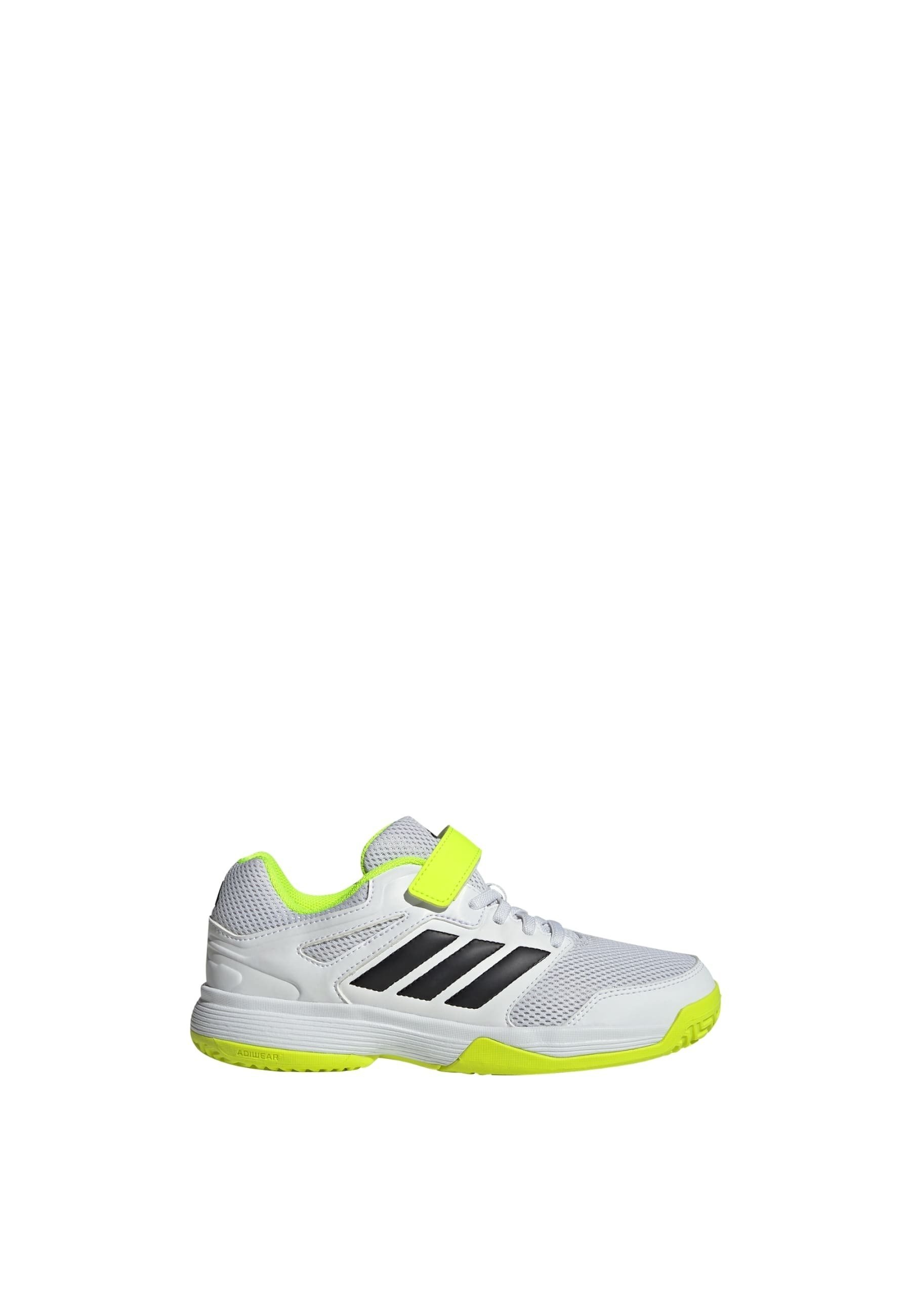 adidas Performance COURT - Chaussures de volley-ball - Blanc nuage, noir, citron clair