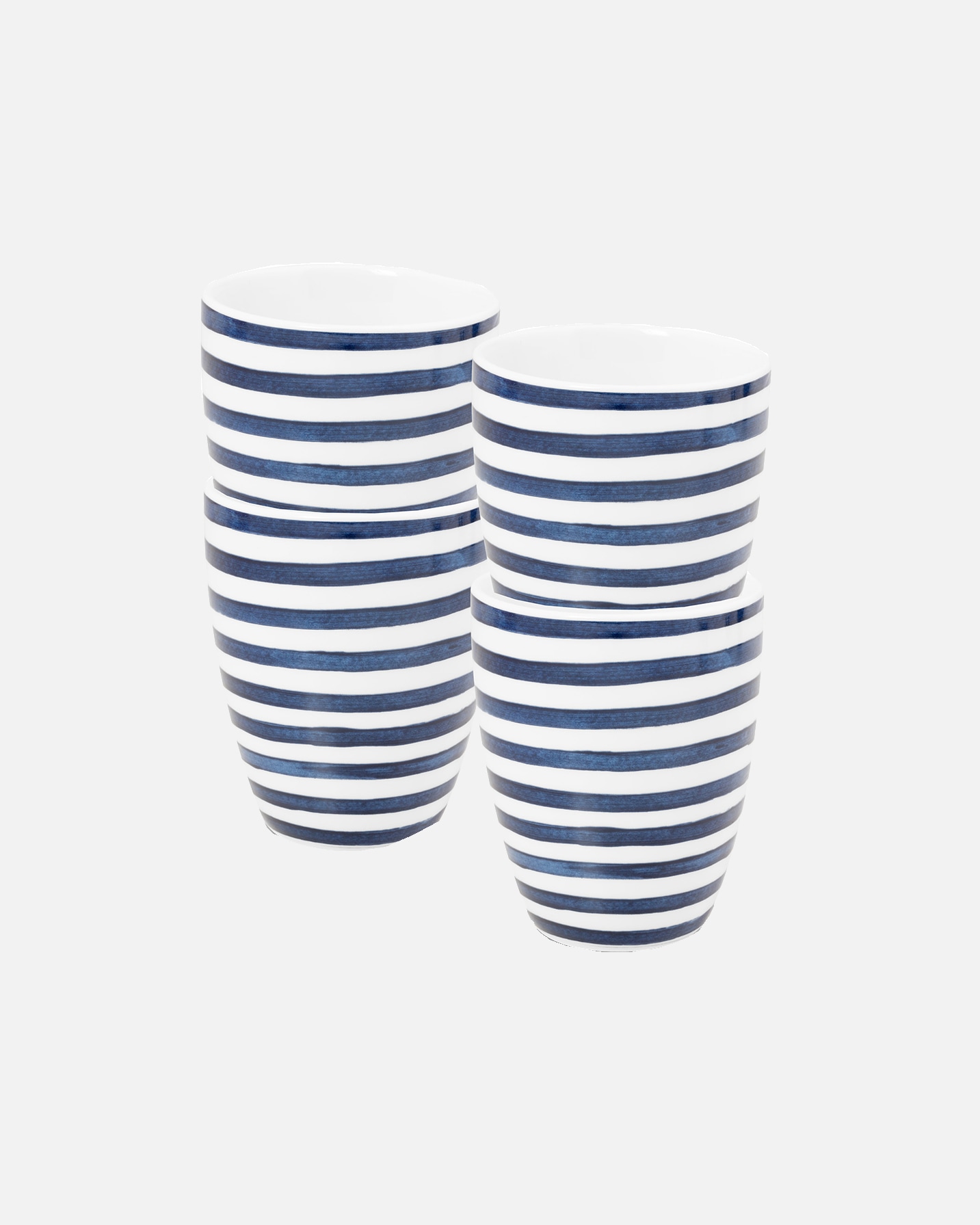 Mug peint vtwonen sans anse, lot de 4 - 1 pièce