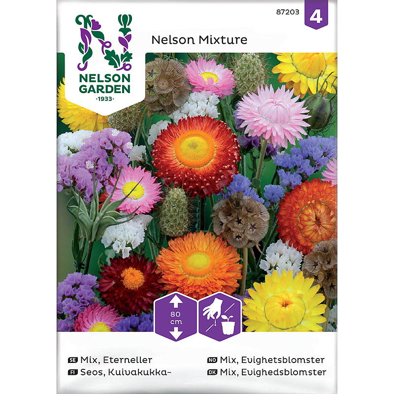 Nelson trädgårdsfröblandning Eviga blommor