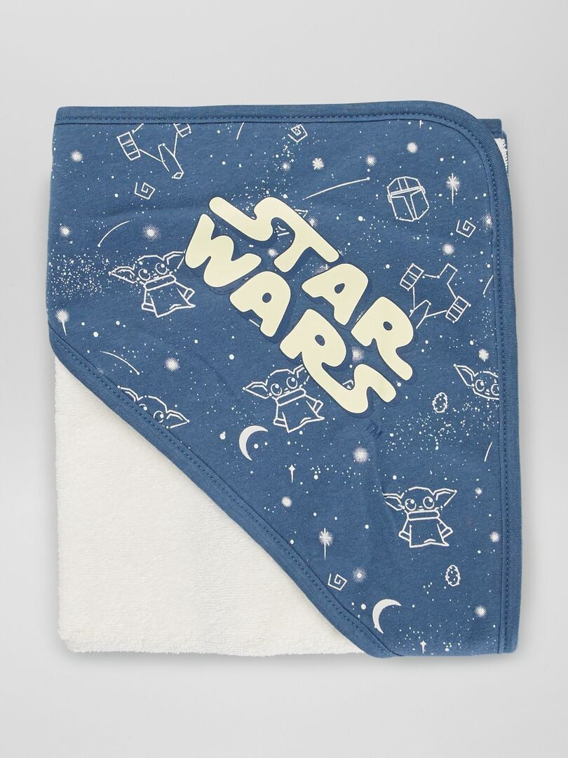 Bata de baño y toalla de Star Wars - AZUL