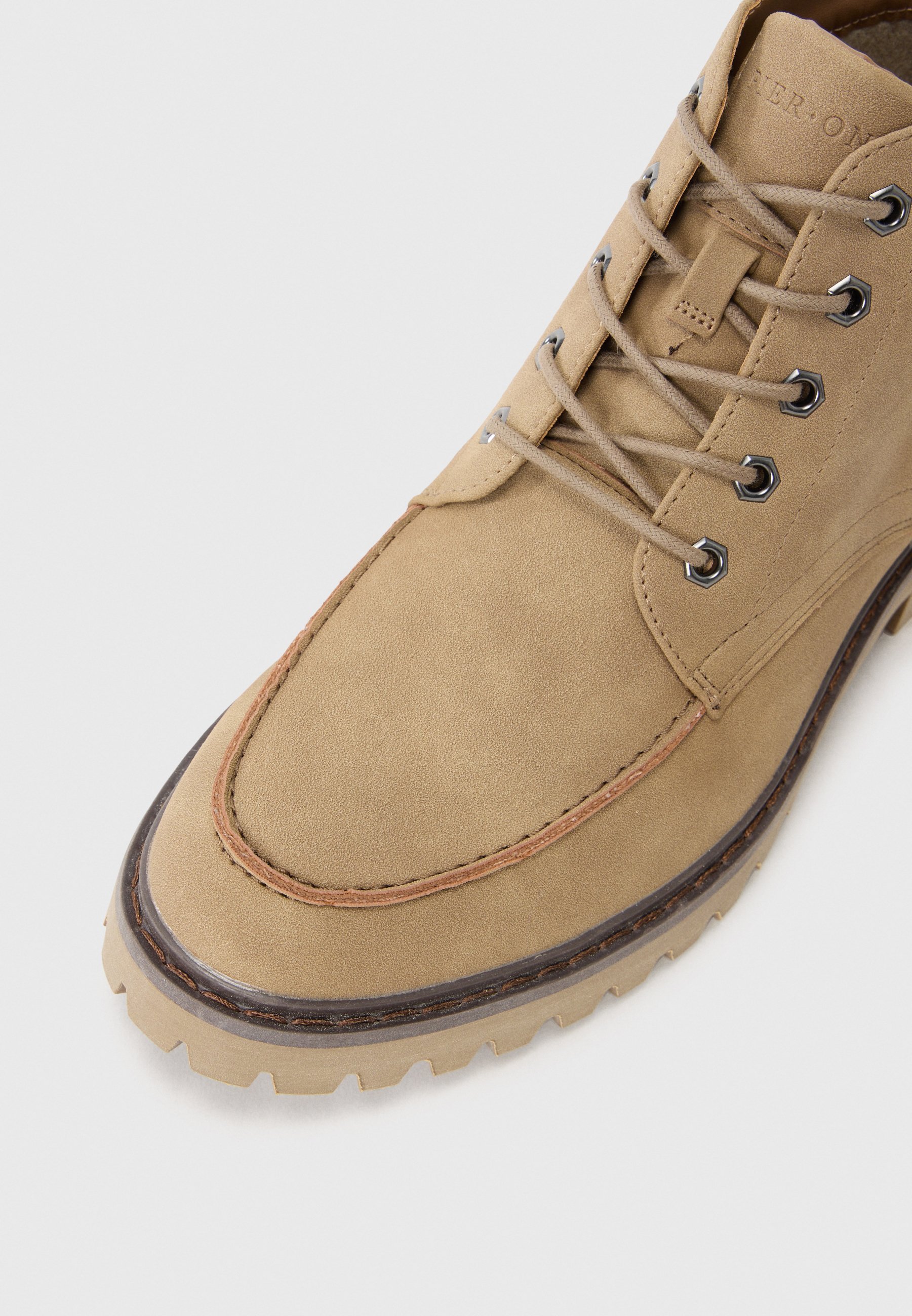 Bottines à lacets Pier One - beige