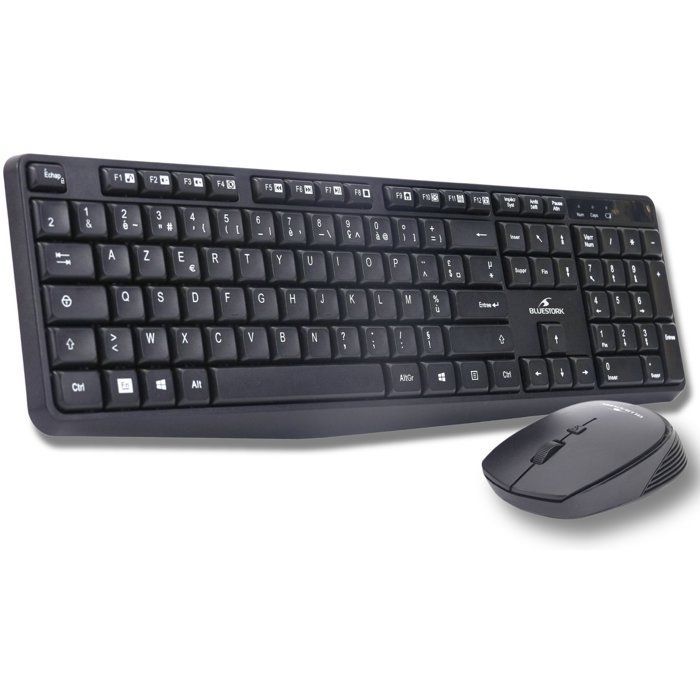 Clavier filaire - 15 touches de raccourcis multimédias - BLUESTORK - Media Office - KB-MEDIA-OFFW/FR - AZERTY