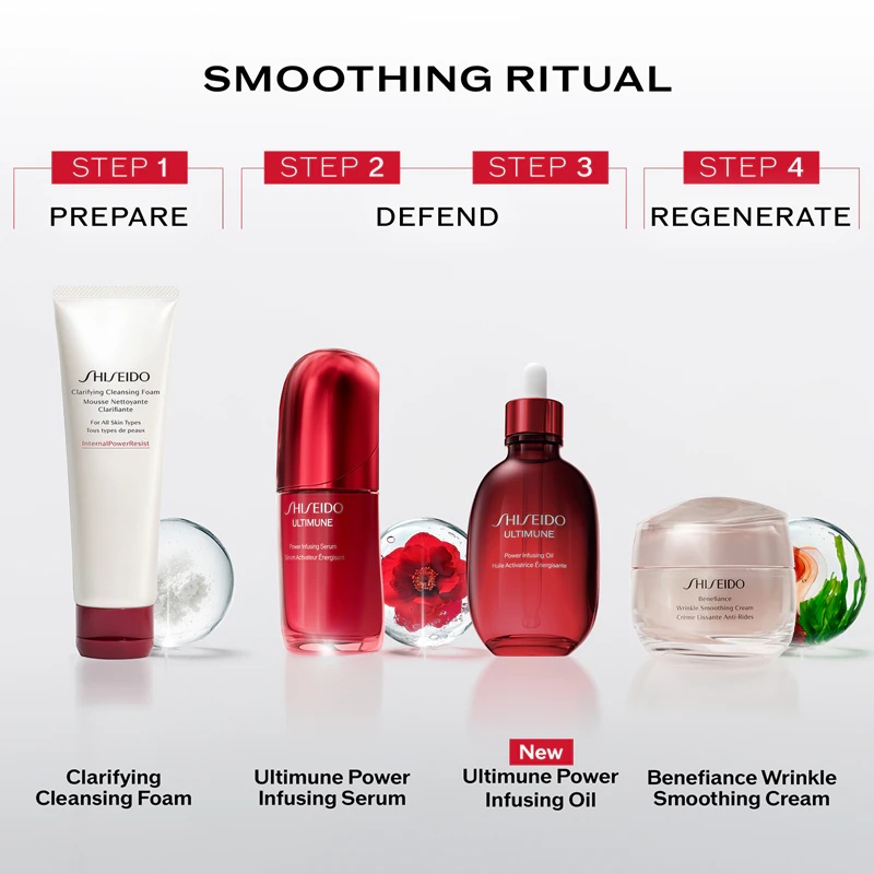 Shiseido Ultimune Power Infusing Oil mitrinoša eļļa sejai, ķermenim un matiem