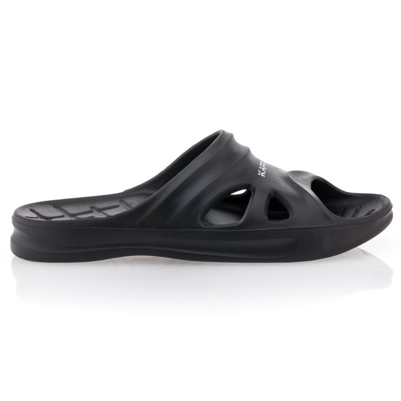 Zwarte teenslippers/sandalen voor heren