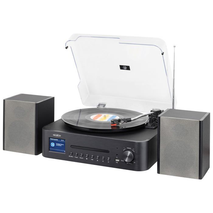 Retro Hi-Fi System - Reflexion - Turntable - DAB+, FM, Internet Radio - Bluetooth, CD, USB