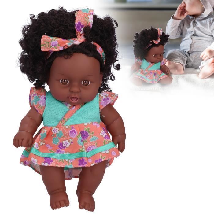 OMABETA Reborn-Babypuppe – Modell Q8-001 – 20 cm – Grün, Orange – Kinderspielzeug