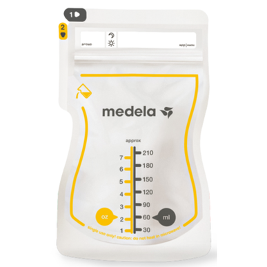 Medela motinos pieno laikymo maišeliai 50 vienetų 50 vienetų