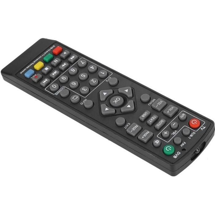 Mando a distancia universal, mando a distancia de repuesto de alta calidad DVB-T2 para decodificadores de televisión digital terrestre.
