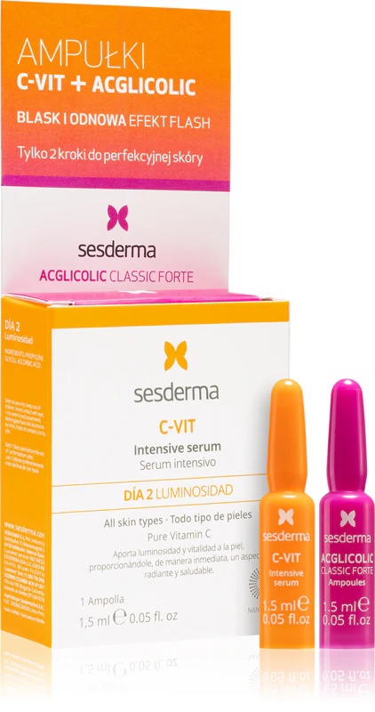Sesderma C-Vit + Aglicolic Classic Forte priročno pakiranje za ženske