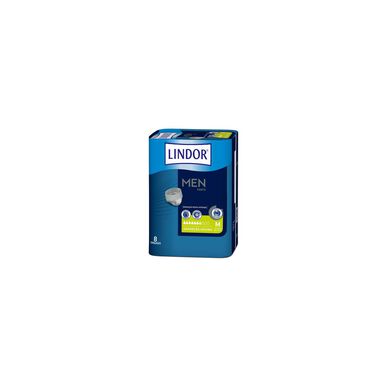 Lindor aikuisille tarkoitetut vaipat, maksimaalinen imukyky, miesten housut, M, 8 kpl, 8 kpl