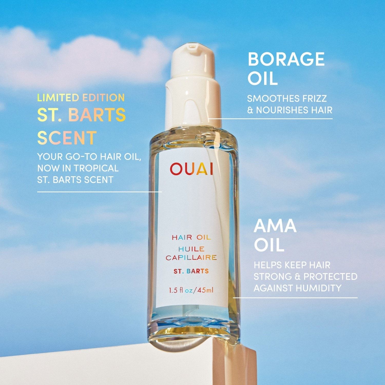 Ouai Haarpflegeset „Frohe Festtage aus St. Barts“ – 1 št.