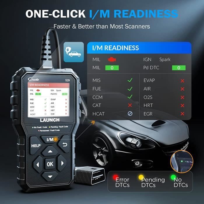 LAUNCH Creader 529 OBD2-diagnoseapparaat - Multi-merk - Frans