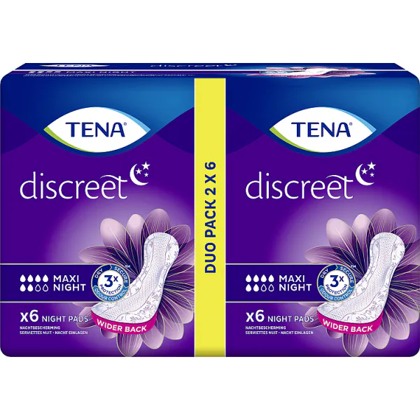 TENA Lady Maxi Night inkontinensbind Duo x12