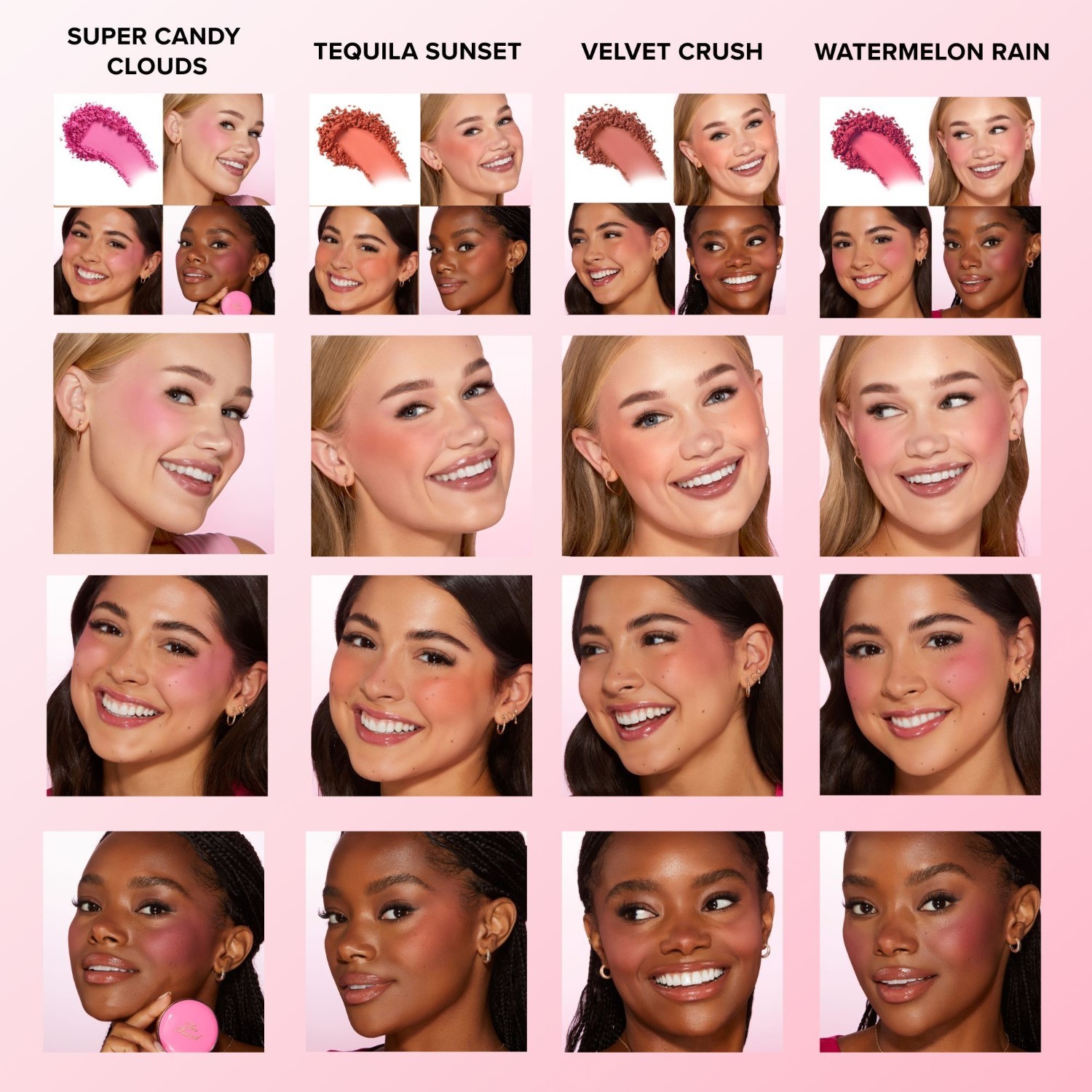 Rdečilo za lica Too Faced Blush Cloud Crush - 5 g