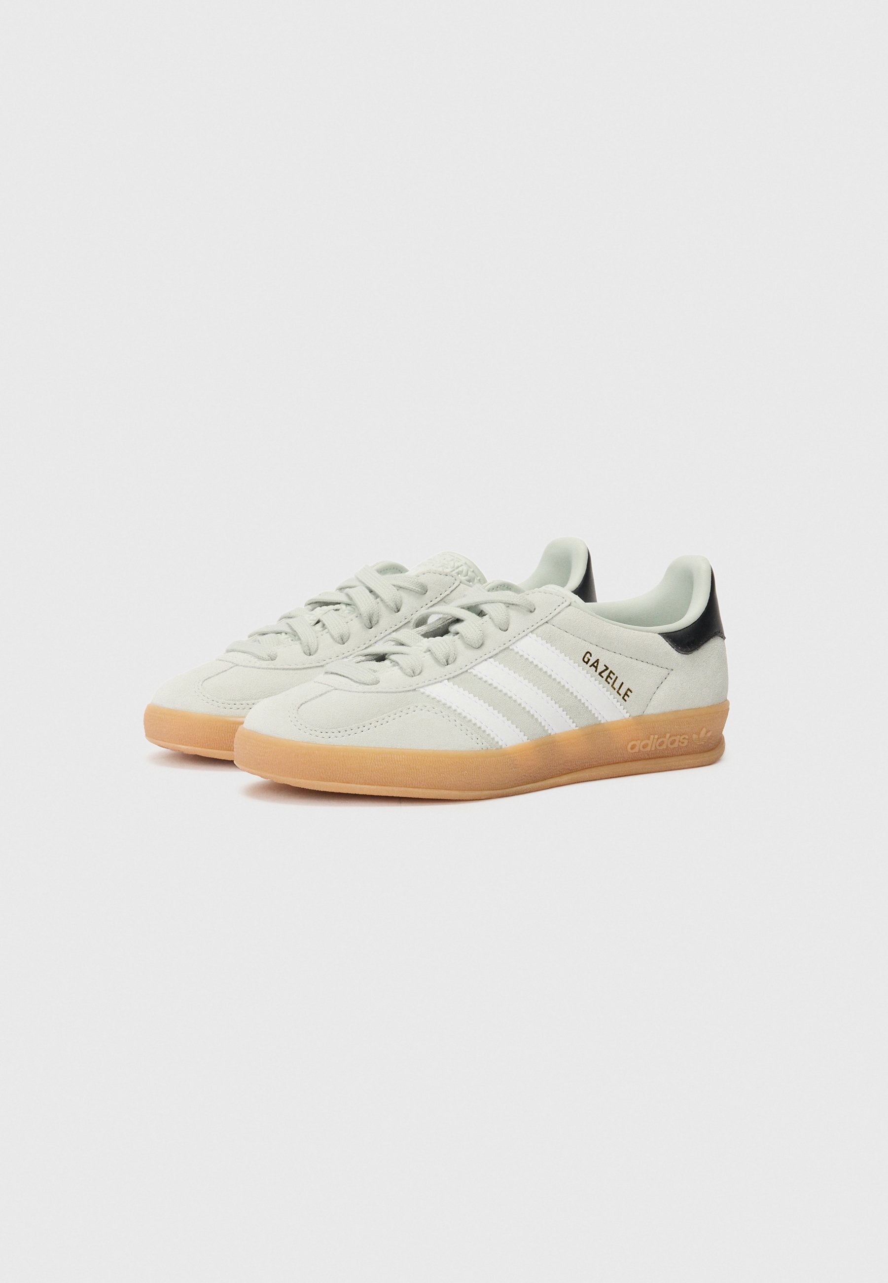 adidas Originals GAZELLE UNISEX - Sneakers - zilverkleurig/zwart/wit