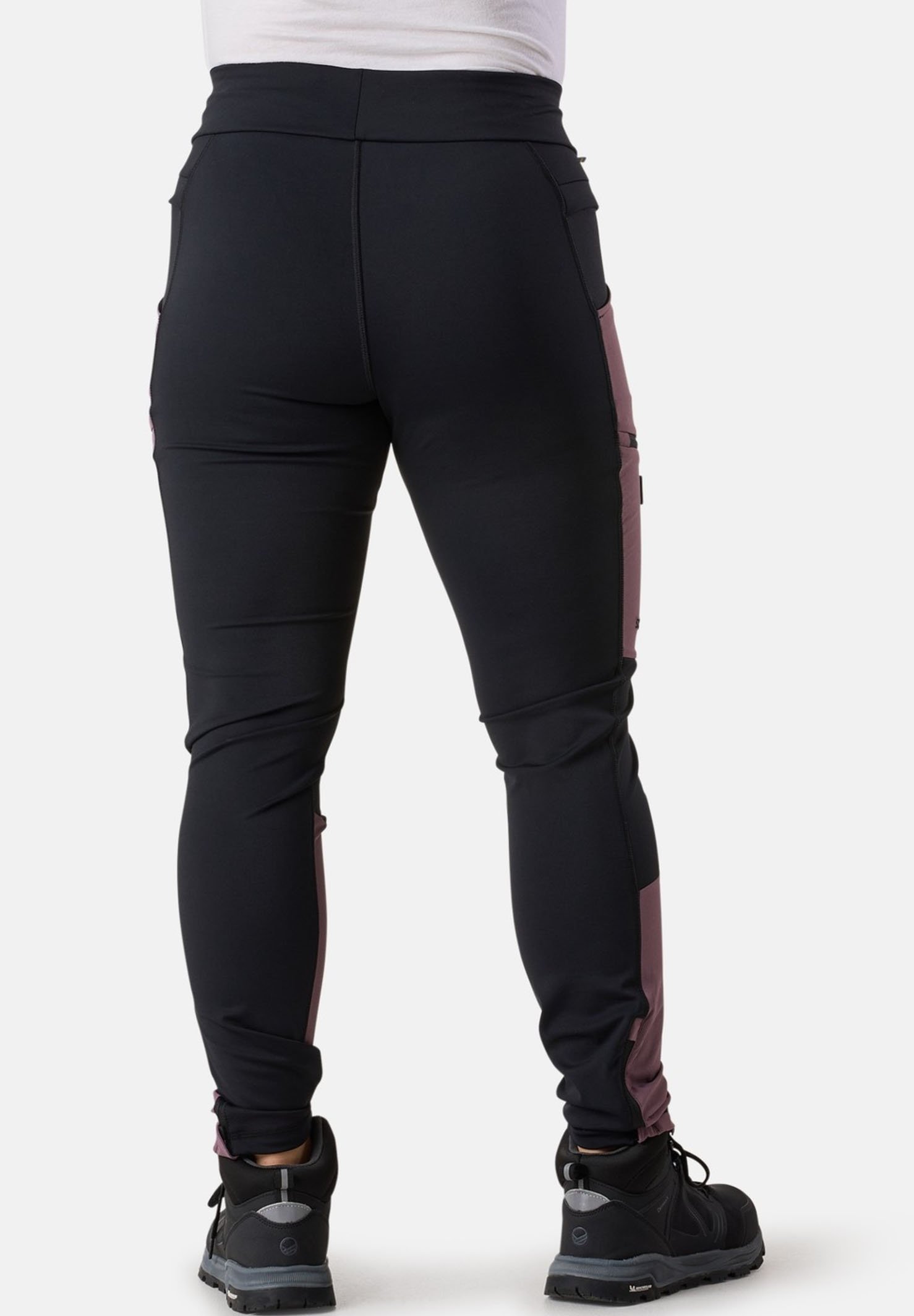 Swedemount TRONDHEIM TREKKING - Leggings - donkerpaars zwart