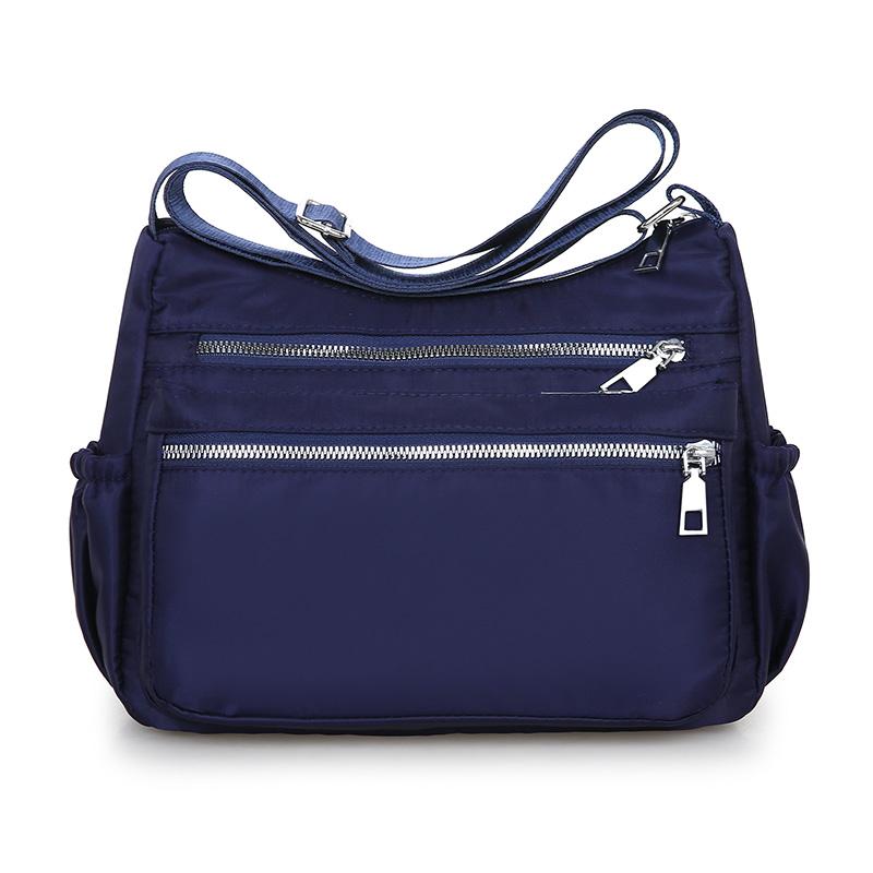 Borse a tracolla da donna alla moda, borse a spalla con cerniera, borse a tracolla leggere e impermeabili in nylon Oxford, borse a tracolla da viaggio, borsette.