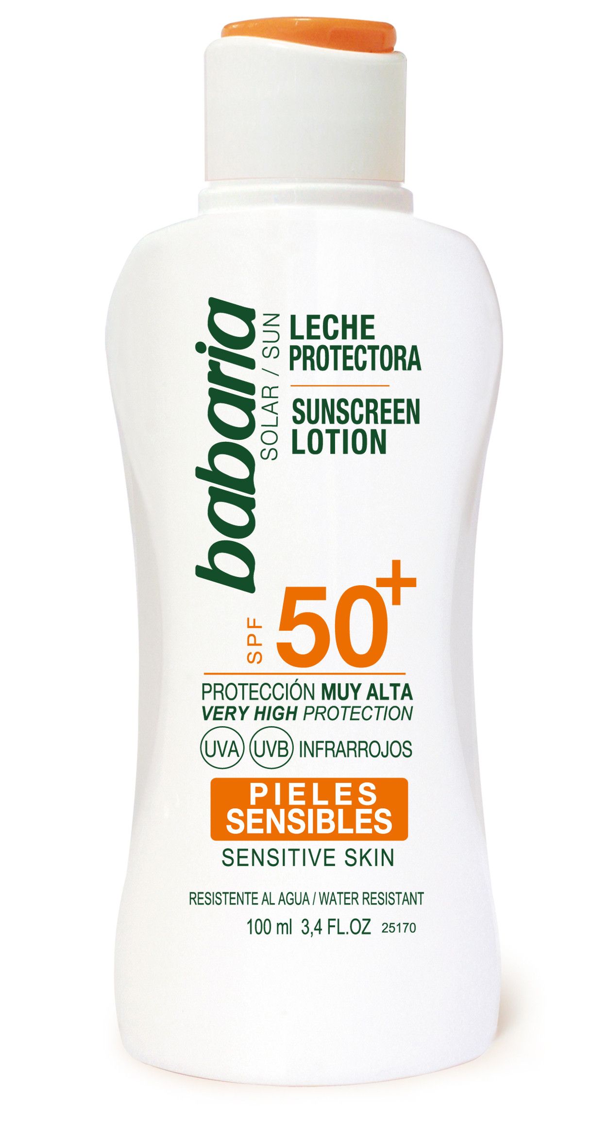 Saules aizsargkrēms jutīgai ādai SPF 50 Ķermeņa aizsardzība