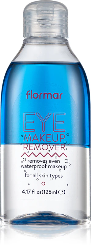 Removedor de maquiagem para olhos Flormar, bifásico