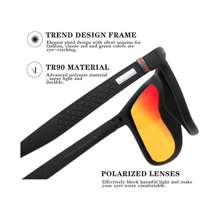 Lunettes de soleil polarisées pour hommes et femmes; cadres vintage / classiques / élégants; objectifs haute définition