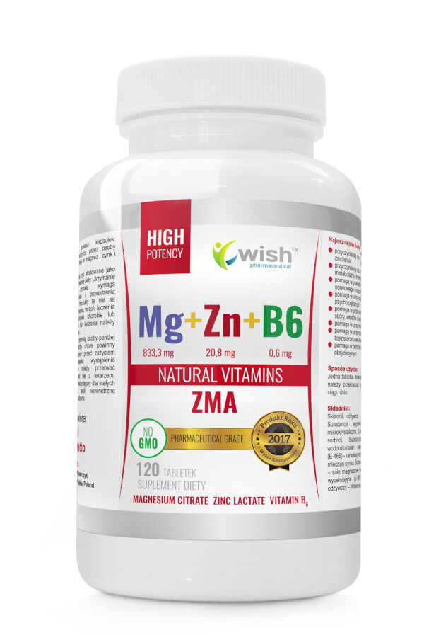 WISH Pharmaceutical Mg + Zn + B6
