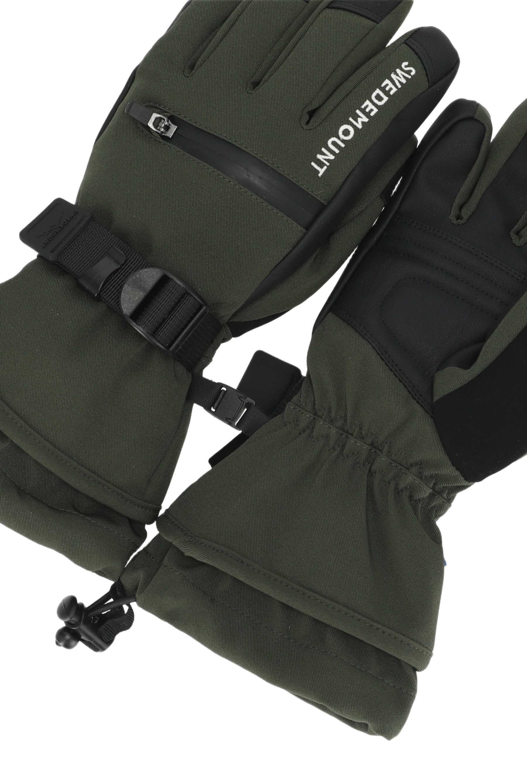 Swedemount ST ANTON - Handschoenen - donker olijfgroen