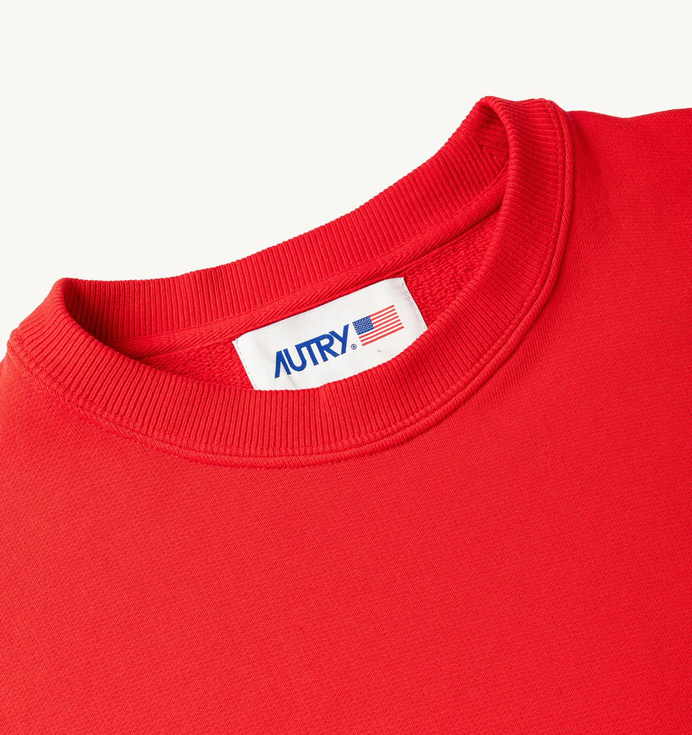 Boxy Fit -puuvillajersey-collegepaita