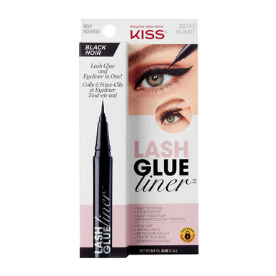 Kiss Lash Glue Liner 2-in-1 -rajauskynä ja irtoripsiliima 0,7 ml 0,7 ml