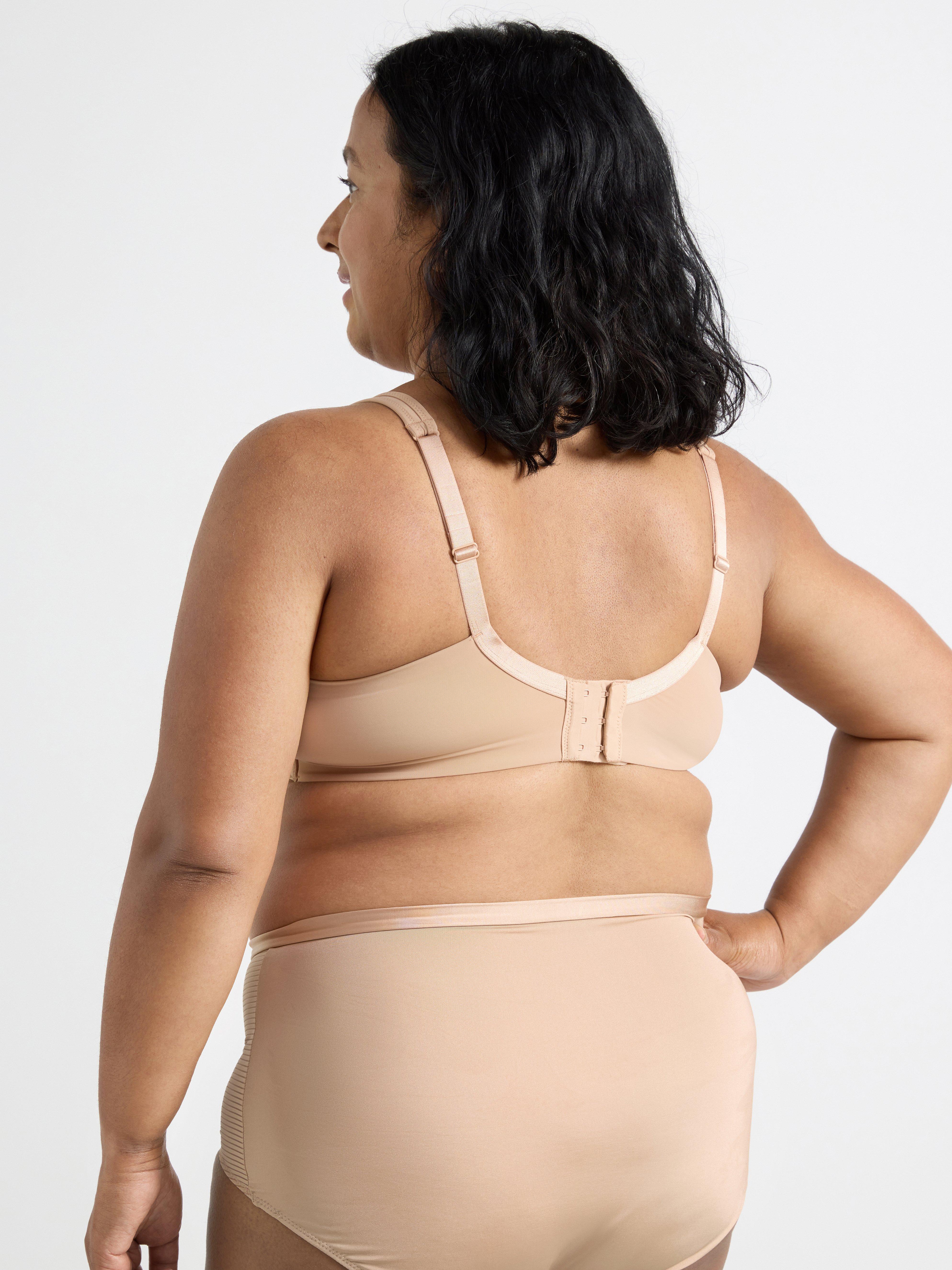 Bygellös protes-bh Beige