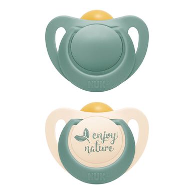 Nuk Latex For Nature dude 0-6m 2 komada 2 komada