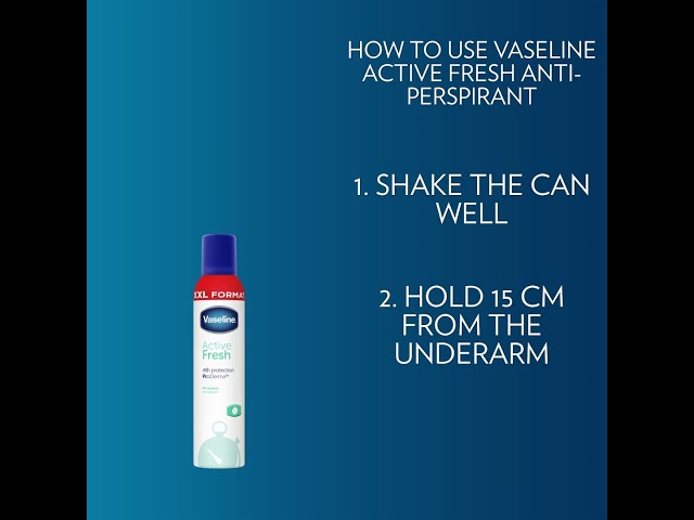 Aerosolový antiperspirant deodorant Vaseline Active Fresh 250 ml