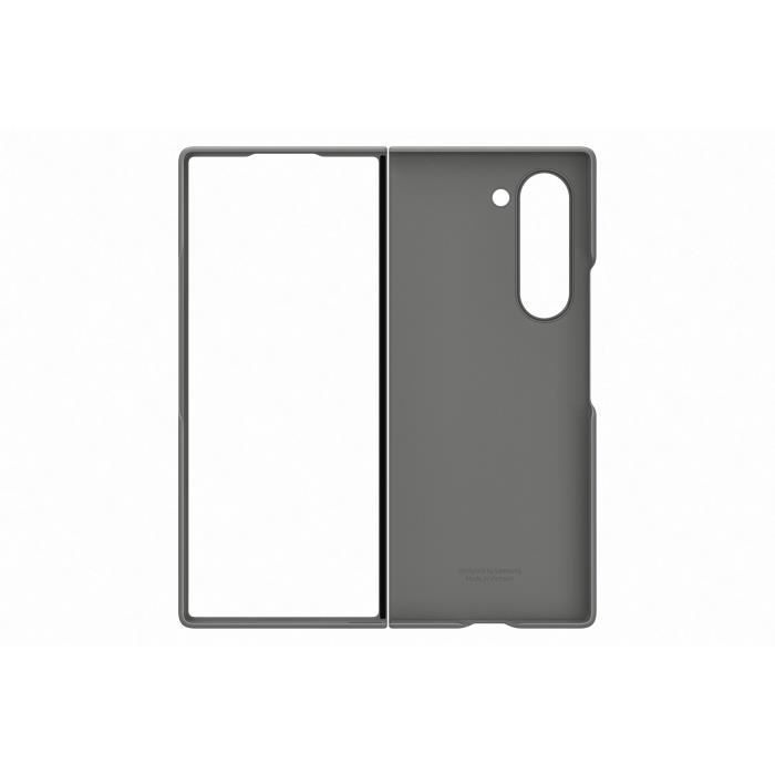 Capa e estojo cinza para Samsung Galaxy Z Fold 6 com S Pen integrada