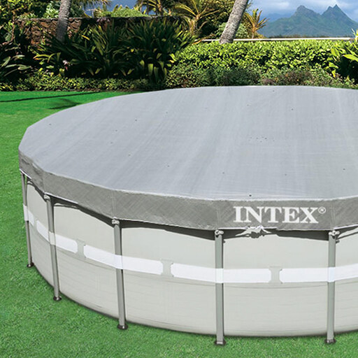 Couverture de piscine Intex Deluxe Ultra Frame de 549 cm avec protection UV