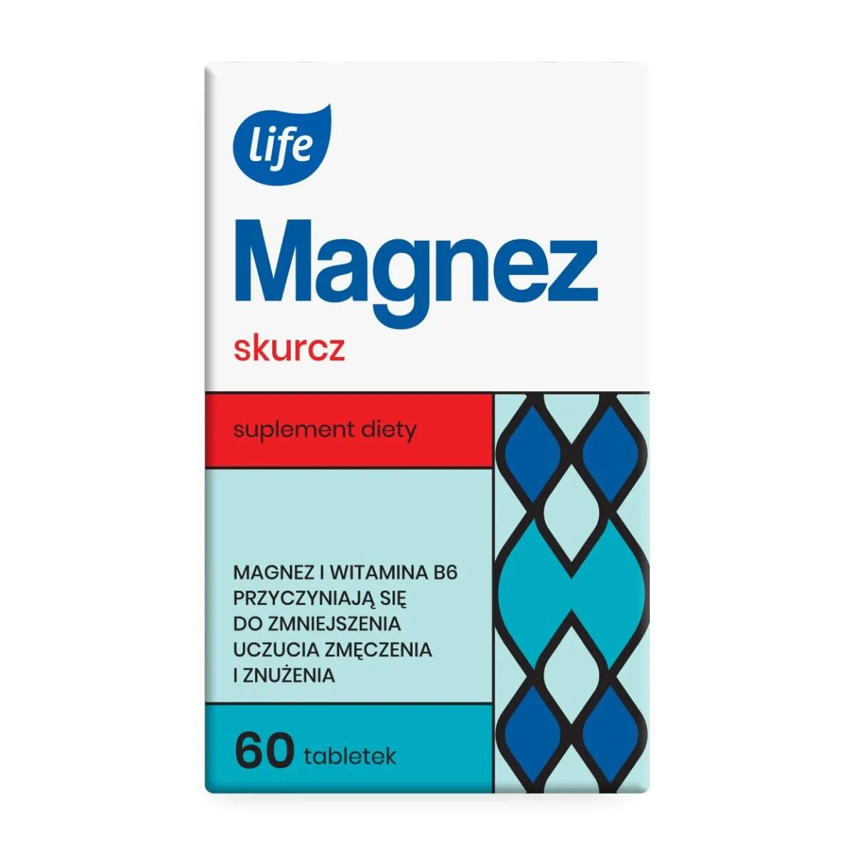 Life Magnez Skurcz, Preparat wspierający funkcjonowanie mięśni, Tabletki