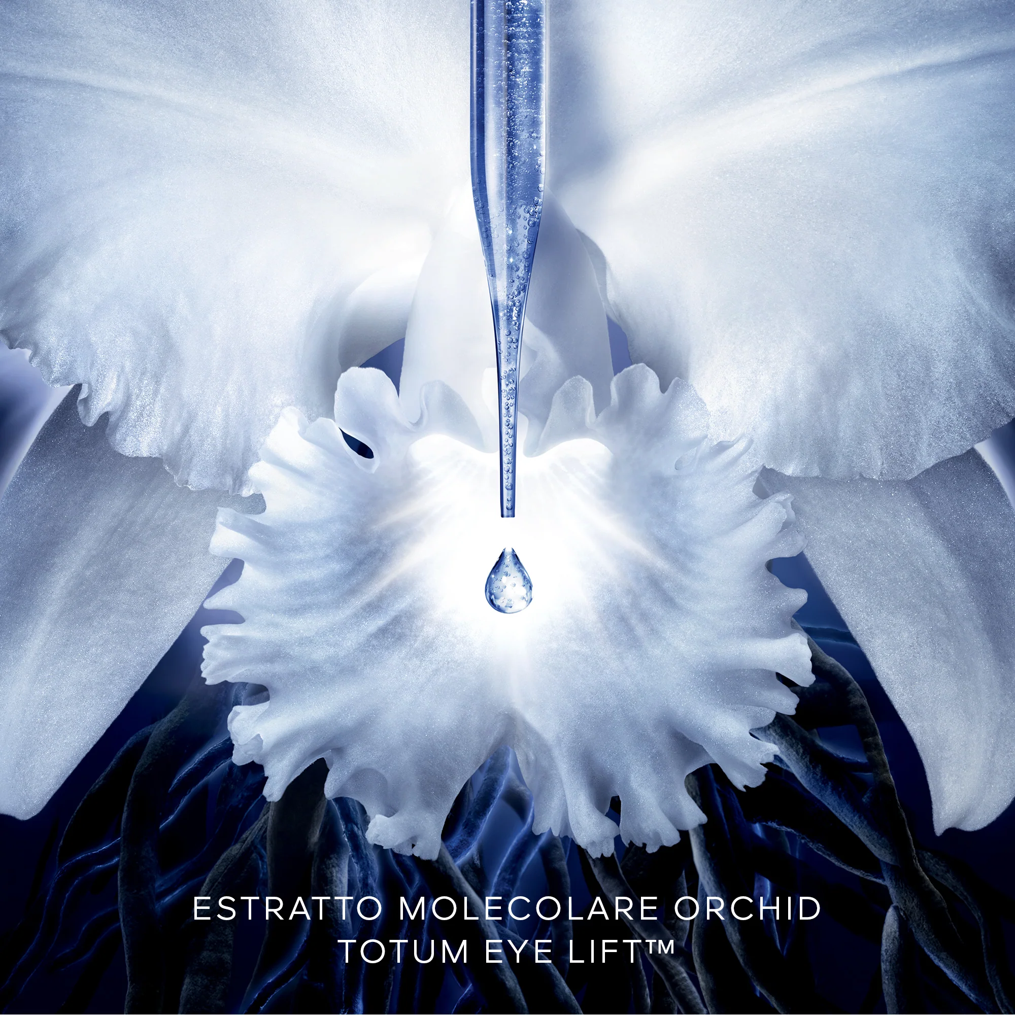 Orchidée Impériale La Crème Yeux Concentré Moléculaire - Contorno occhi antirughe, Contorno labbra antirughe