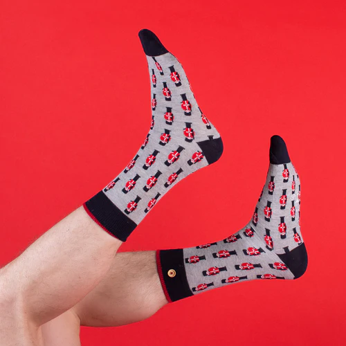 Cabaia Šedé ponožky Pierre & Maeva